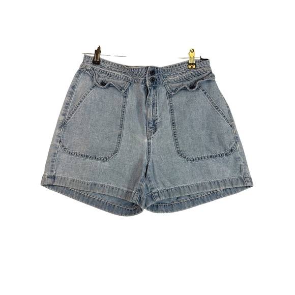 J.Crew Pants - J.Crew Denim Women Light Wash High Rise Utility Patch Pocket Jean Shorts Size 8